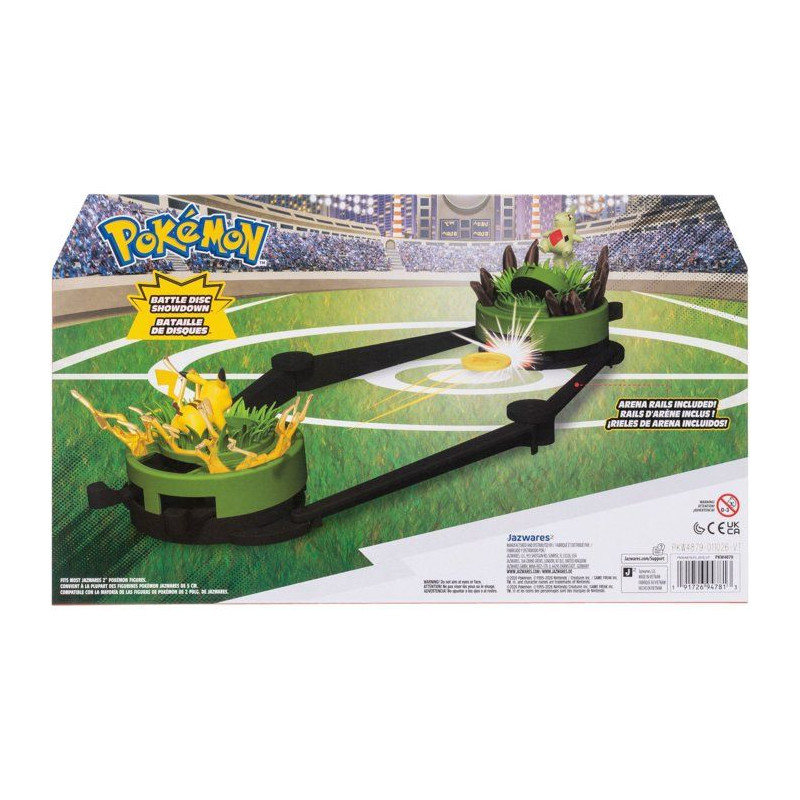 Jeu de duel Pokémon - POKEMON - Pikachu et Embrylex - disques de bata