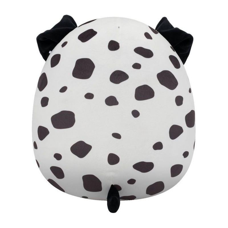 Peluche dalmatien - SQUISHMALLOWS - Dustin - 40 cm - ventre duveteux -