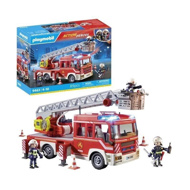 PLAYMOBIL 9463 - City Action - Fire Truck with Swivel Ladder - New in