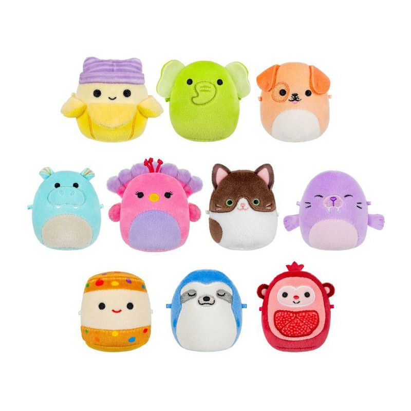 Coffret peluches miniatures - SQUISHMALLOWS - Micromallows - 10 pieces
