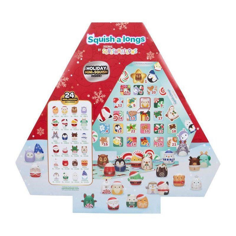 Calendrier de l'avent - SQUISHMALLOWS - Squish-a-longs - 24 Mini-Squis