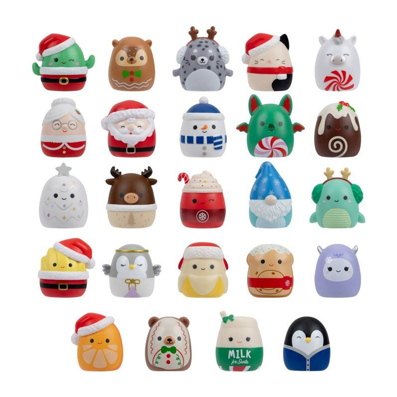 Calendrier de l'avent - SQUISHMALLOWS - Squish-a-longs - 24 Mini-Squis