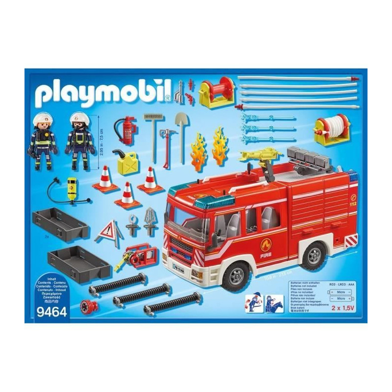 PLAYMOBIL 9464 - City Action - Fire Department - New in 2019