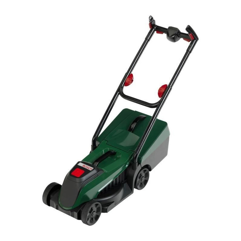 Bosch Rotak lawn mower with removable collection tray and electronic f