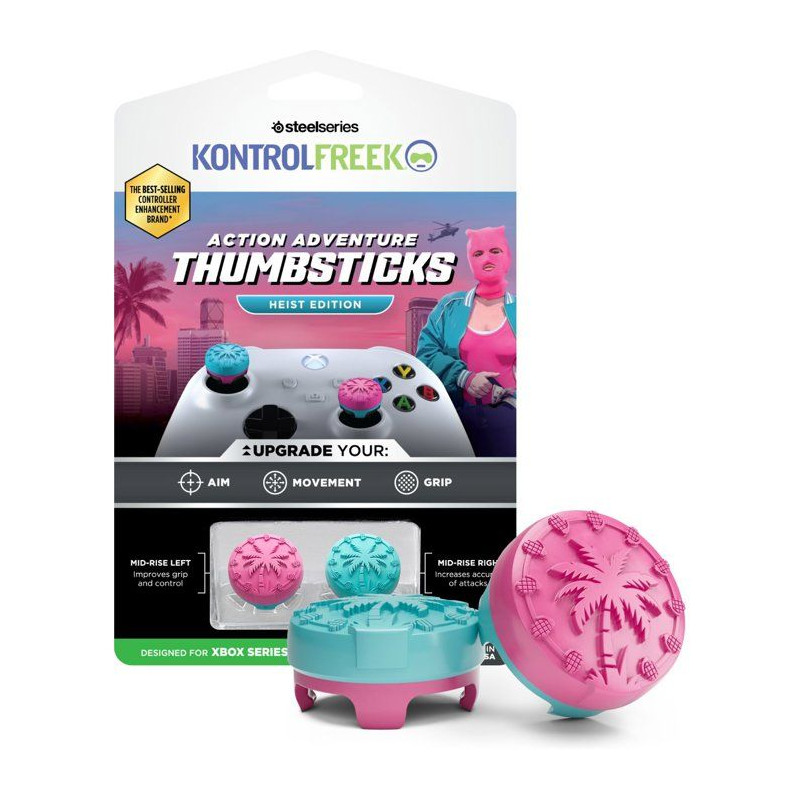 Pack de 2 Thumbsticks - STEELSERIES - Kontrol Freek Heist Edition - Co