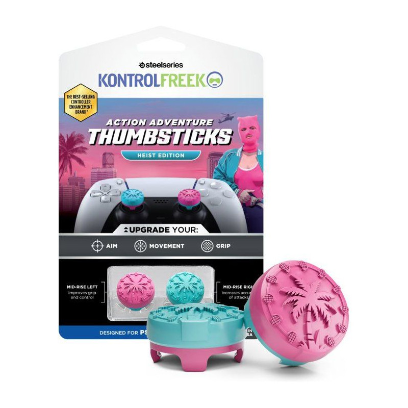 Pack de 2 Thumbsticks - STEELSERIES - Kontrol Freek Heist Edition - Co