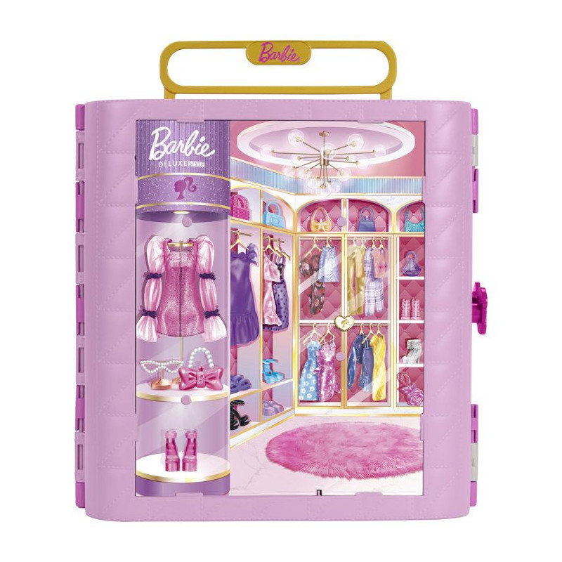 Coffret accessoires - Barbie - Dressing Deluxe Style avec coiffeuse et