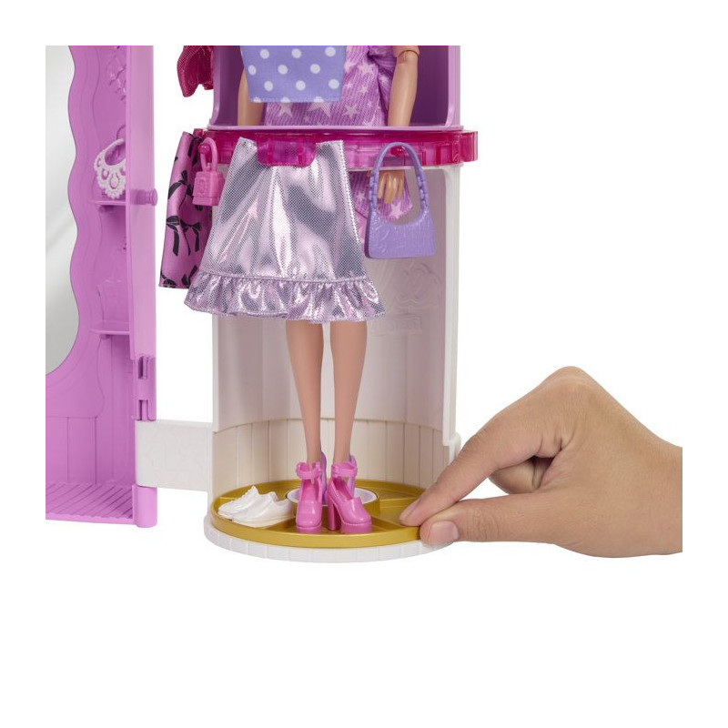 Coffret accessoires - Barbie - Dressing Deluxe Style avec coiffeuse et