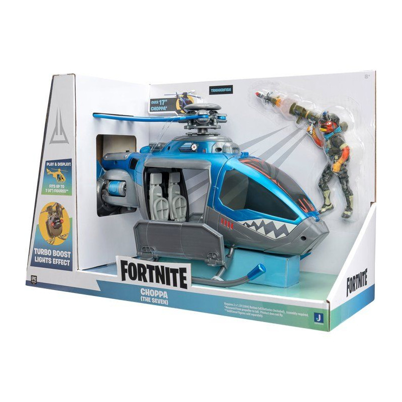 Véhicule The Choppa - FORTNITE - 50 cm - figurine Triggerfish incluse