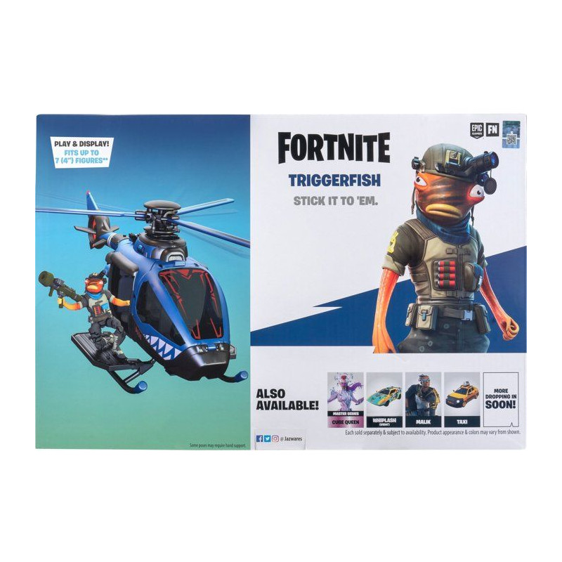 Véhicule The Choppa - FORTNITE - 50 cm - figurine Triggerfish incluse