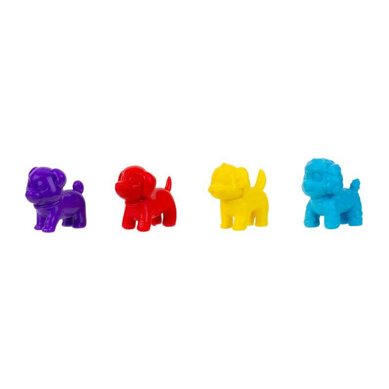 Toutou en cavale - Jeu de plateau - JAZWARES - chiots gourmands