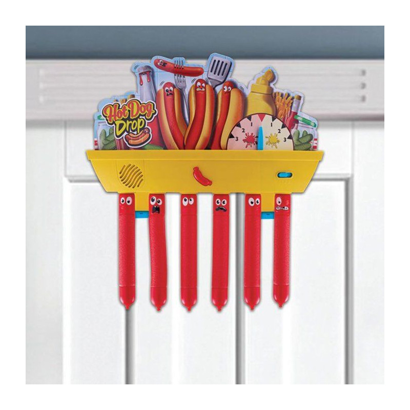 Jeu de réflexe - JAZWARES - Hot Dog Drop - mode équipe - hauteur ré