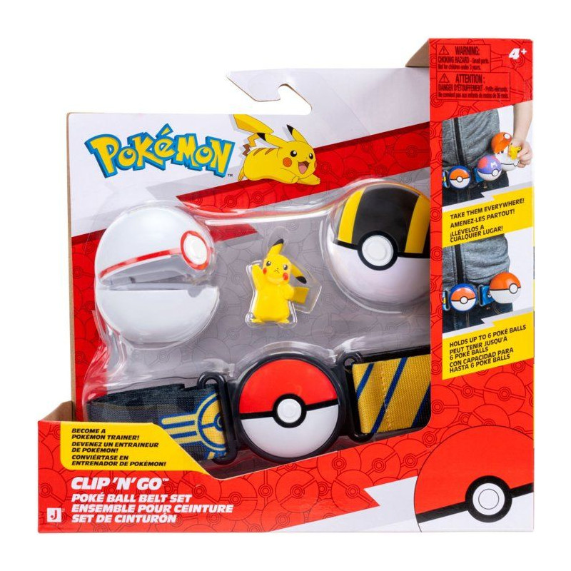 Ceinture Poké Ball - POKEMON - Clip'N Go Pikachu - 2 Poké Balls - fi