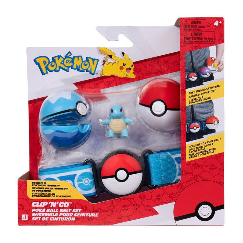 Ceinture Poké Ball - POKEMON - Clip'N Go Carapuce - 2 Poké Balls - f