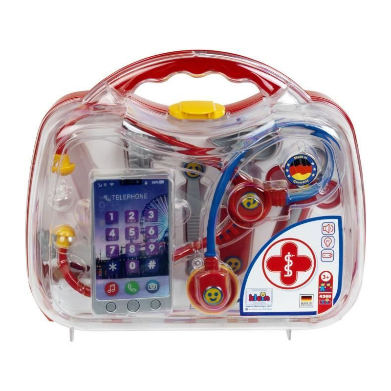 Doctor's case with smartphone and electronic thermometer - KLEIN - 436