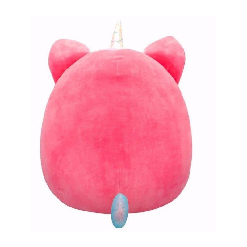 Peluche caticorne - SQUISHMALLOWS - Sienna - 50 cm - rose - yeux étoi