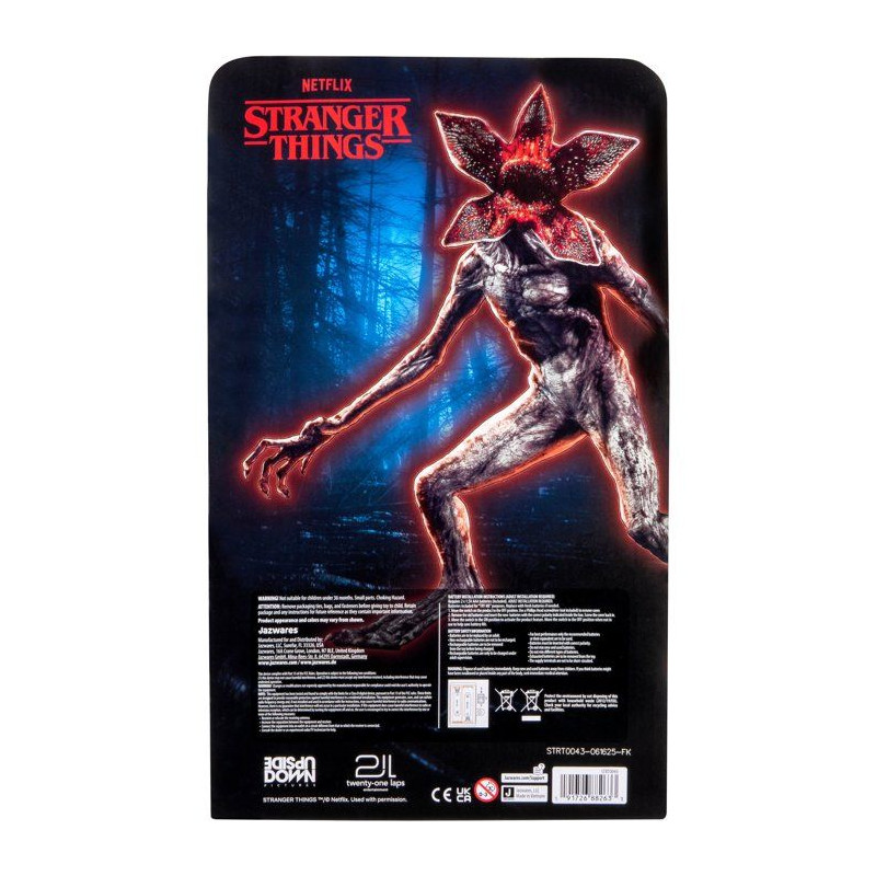 Peluche Démogorgon - STRANGER THINGS - 30 cm - interactive - effets s