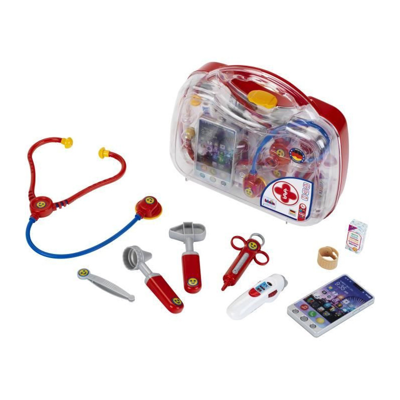 Doctor's case with smartphone and electronic thermometer - KLEIN - 436