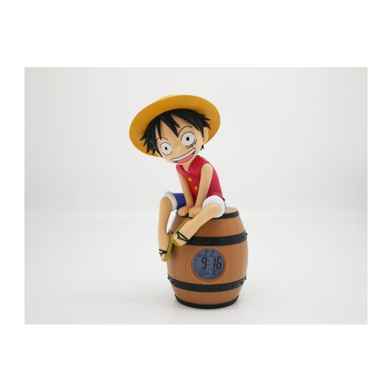 Réveil figurine - TEKNOFUN - Luffy sur tonneau One Piece