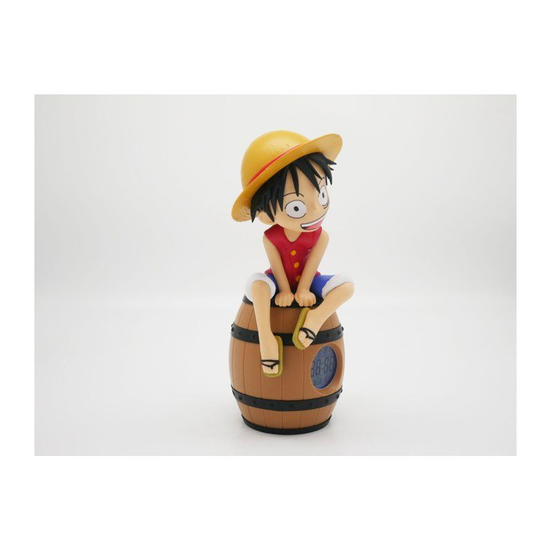 Réveil figurine - TEKNOFUN - Luffy sur tonneau One Piece