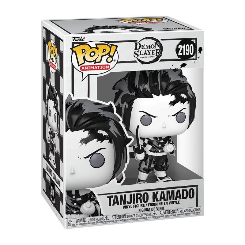 Figurine Funko Pop! - Animation Demon Slayer - Tanjiro Sumi-Ink n°219