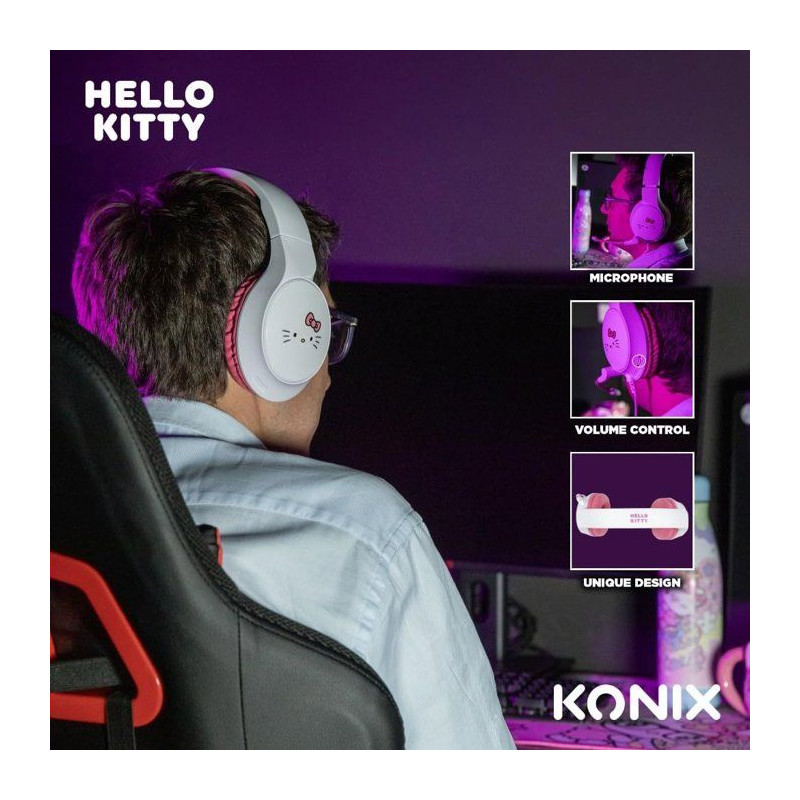 Casque gaming circum-aural - Filaire - Konix - PC, PS5, Switch 2 et Xb