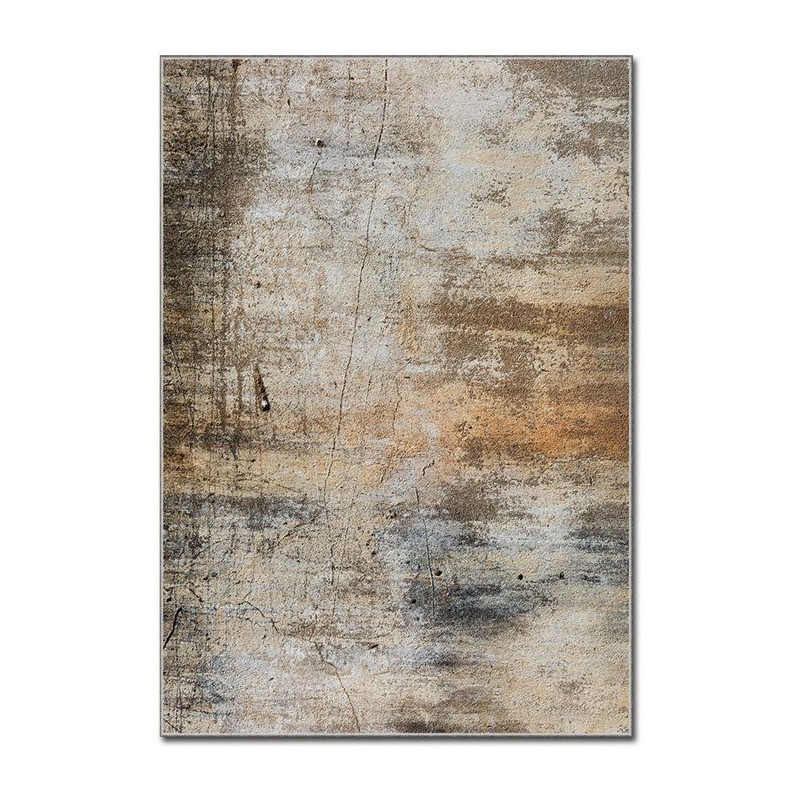 Tapis 120 x 180 cm - polyester - Hauteur de poil : 2 mm - Poids : 740