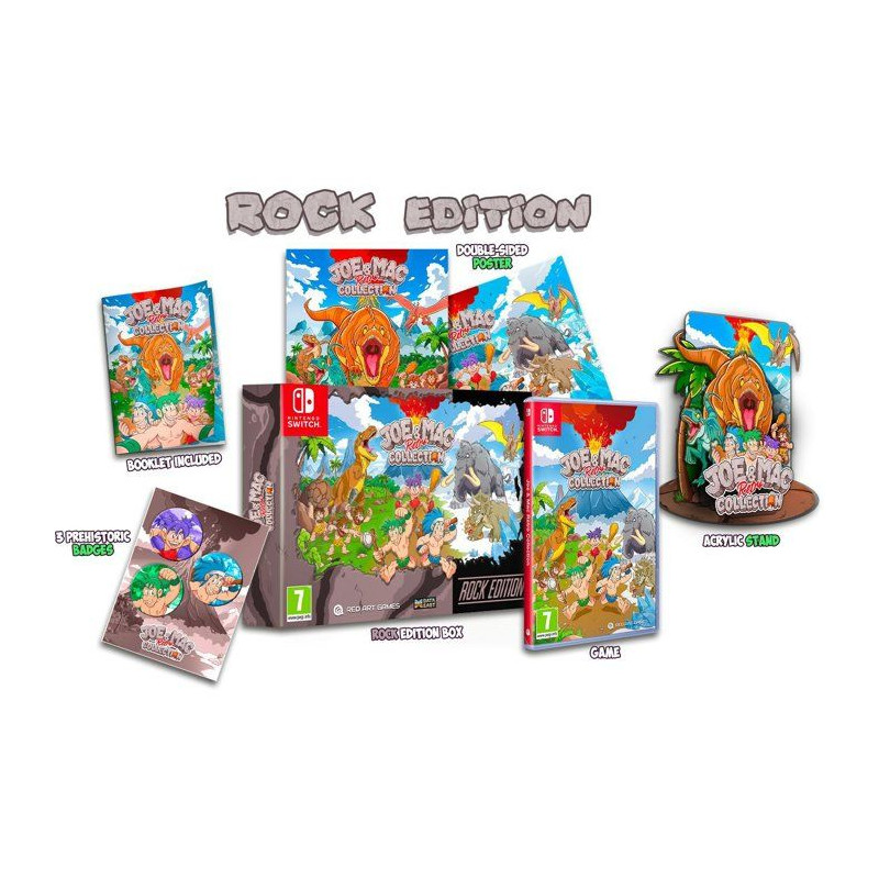 Joe & Mac: Retro Collection - Édition Rock - Jeu Switch