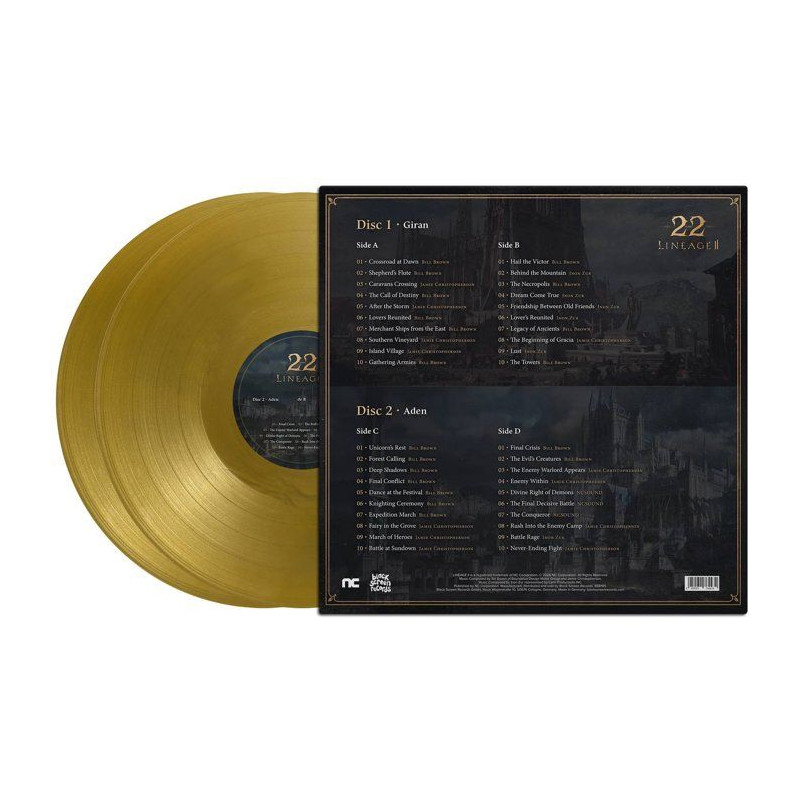 Vinyle BO de jeu vidéo - LINEAGE II 22 Years - 2LP