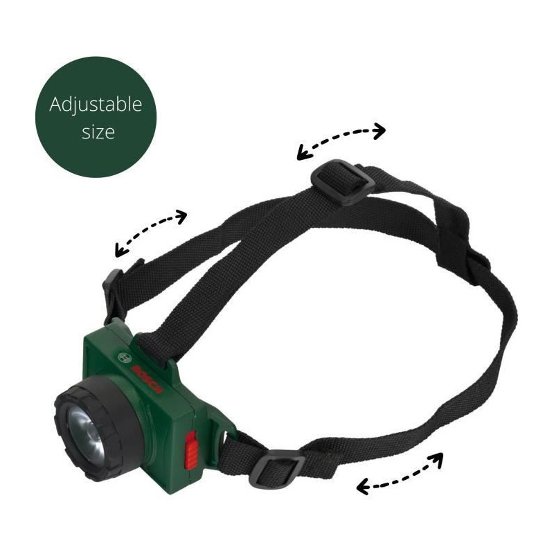 Headlamp - Theo Klein - Bosch - Battery - 2 modes - Range 8m