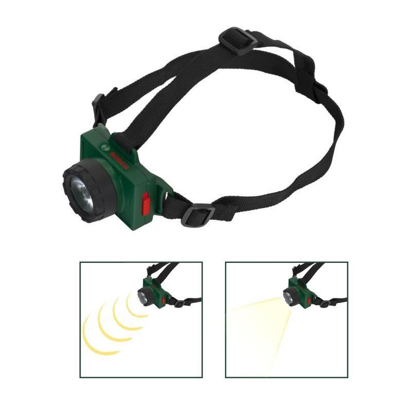 Headlamp - Theo Klein - Bosch - Battery - 2 modes - Range 8m