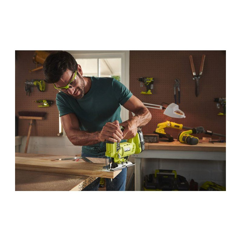 RYOBI Scie sauteuse 18V ONE+ bois métal PVC - sans batterie ni charge