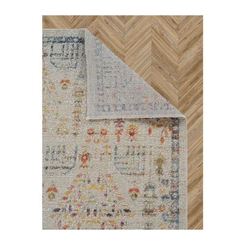 Tapis 120 x 180 cm - polypropylène/coton - Hauteur de poil : 6 mm - P