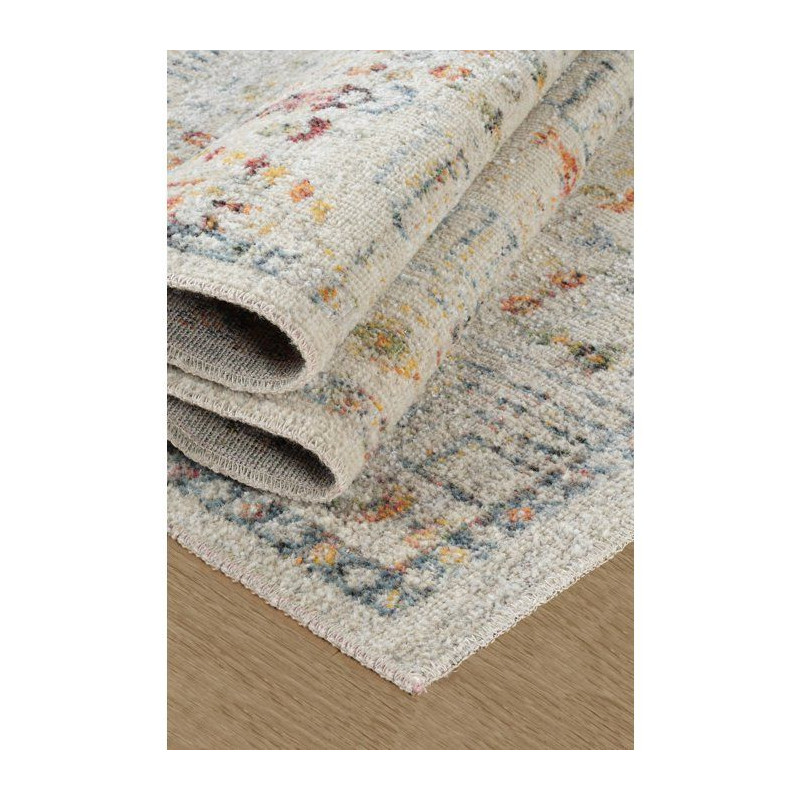 Tapis 120 x 180 cm - polypropylène/coton - Hauteur de poil : 6 mm - P