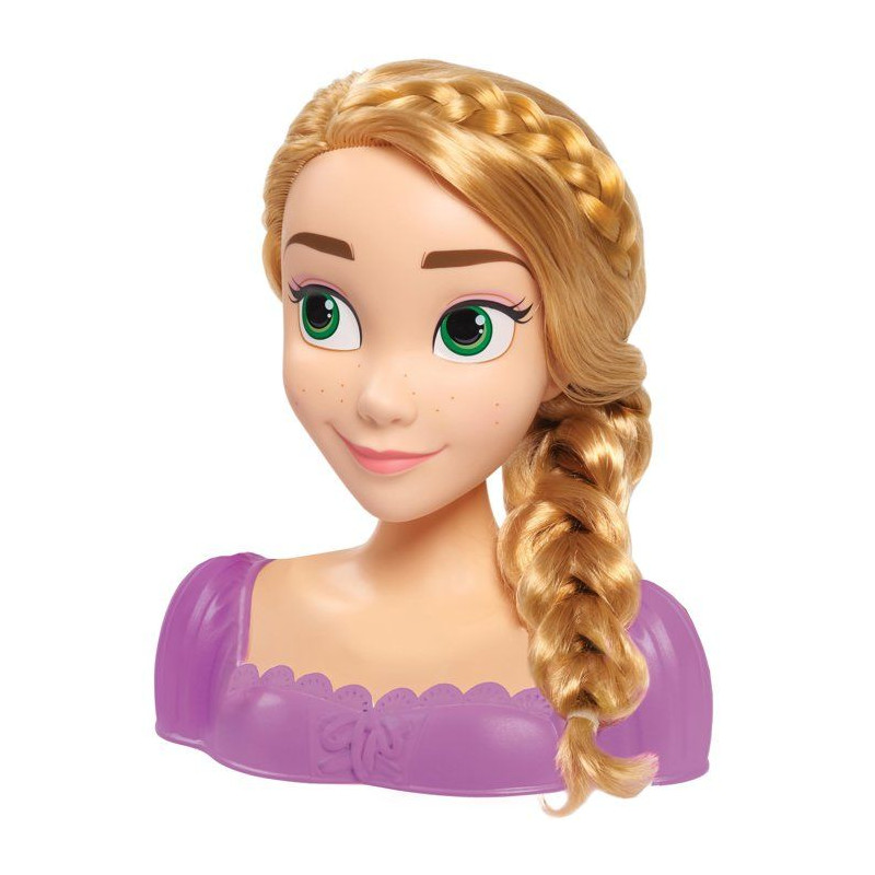 Tête à coiffer - DISNEY Princess - Raiponce - 6 accessoires - Dès 3