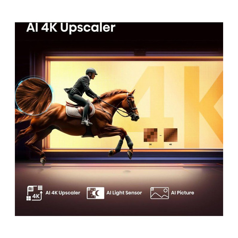 Hisense 43E7Q - TV QLED 43" (108 cm) - 4K UHD 3840x2160 - TV connecté