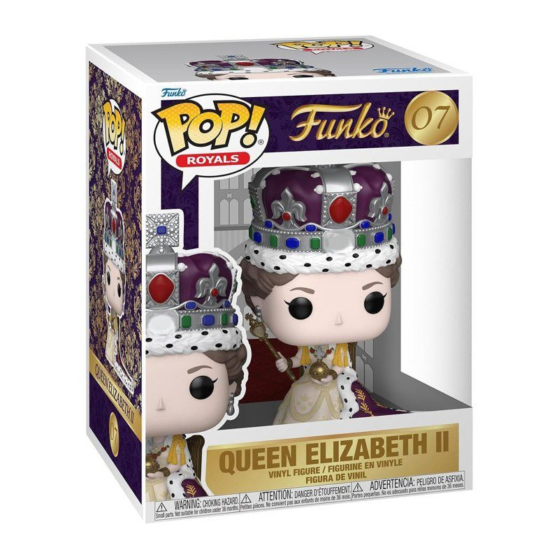 Figurine Funko Pop! - Royals Premium - Reine Elizabeth II n°07