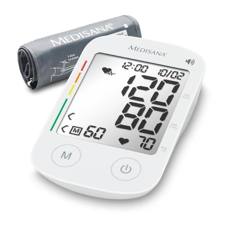 Talking blood pressure monitor - MEDISANA - BU 535 - 6 languages - Lar