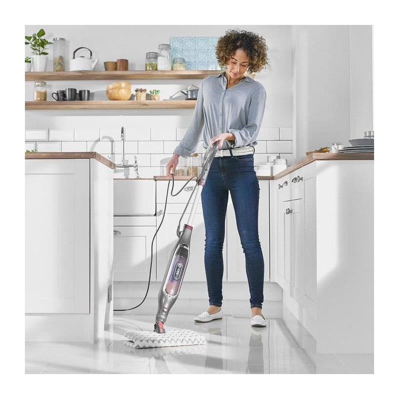 Balai vapeur SHARK S6003EU - Mode Steam Blast - Lingettes lavables - R