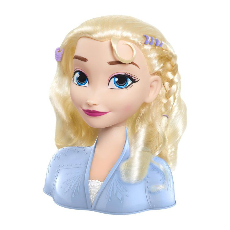 Tête à coiffer - DISNEY - La Reine des Neiges - Elsa - 14 accessoire