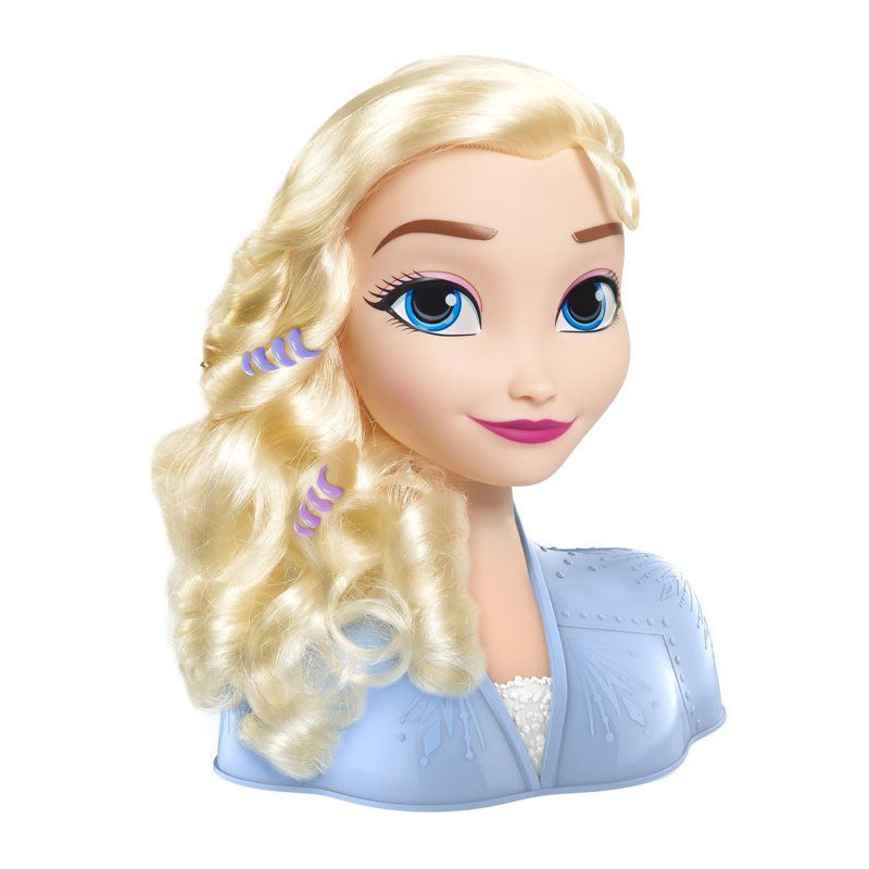 Tête à coiffer - DISNEY - La Reine des Neiges - Elsa - 14 accessoire