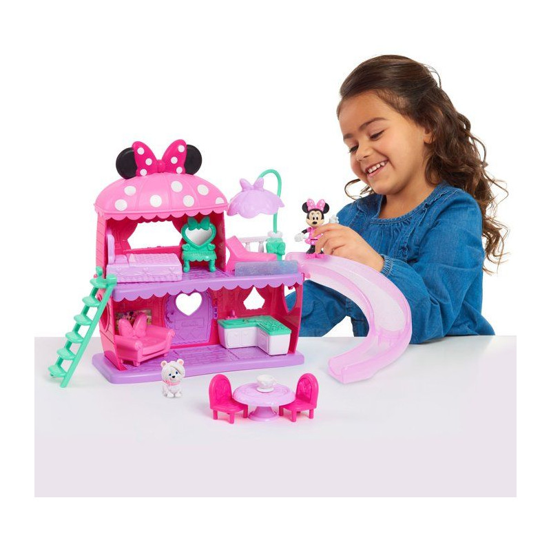 La Maison de Minnie - DISNEY - Minnie Mouse - 2 figurines + accessoire