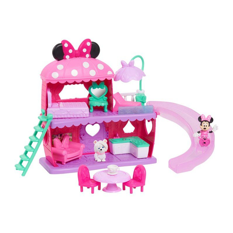 La Maison de Minnie - DISNEY - Minnie Mouse - 2 figurines + accessoire