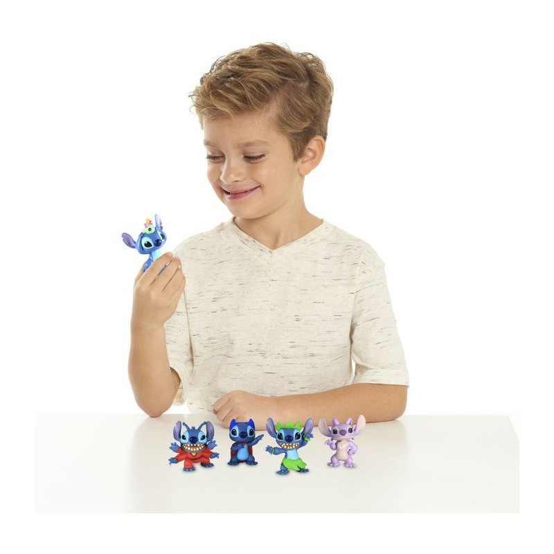Coffret 5 figurines - DISNEY - Stitch - Non articulées - 6 cm - Dès