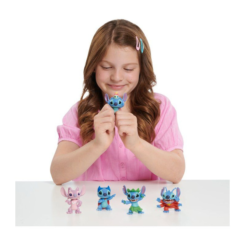 Coffret 5 figurines - DISNEY - Stitch - Non articulées - 6 cm - Dès