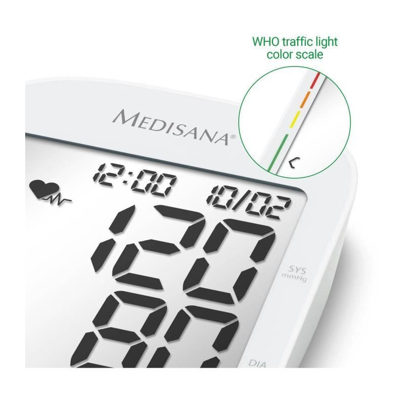 Talking blood pressure monitor - MEDISANA - BU 535 - 6 languages - Lar