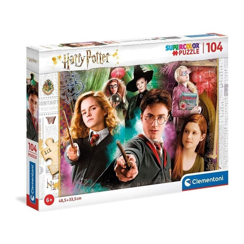 Clementoni - Harry Potter - Puzzles 104 Pièces Super - Puzzle enfant