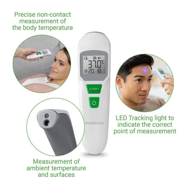 Thermometer - MEDISANA - TM 760 - Contactless - Precise measurement LE