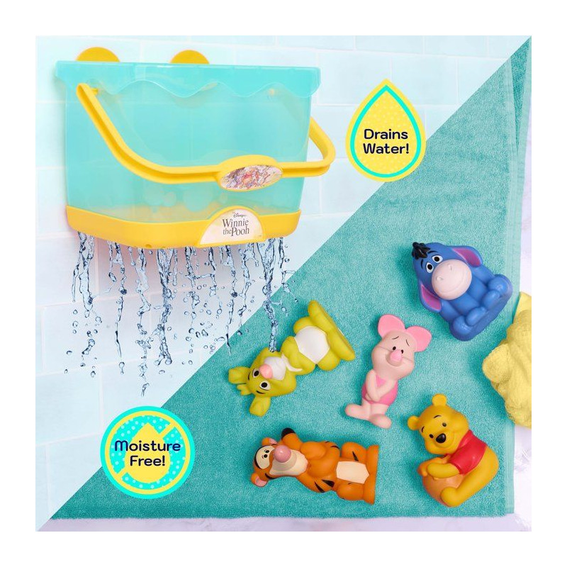 Jouets de bain - DISNEY Winnie l'Ourson - 5 figurines - Panier de rang