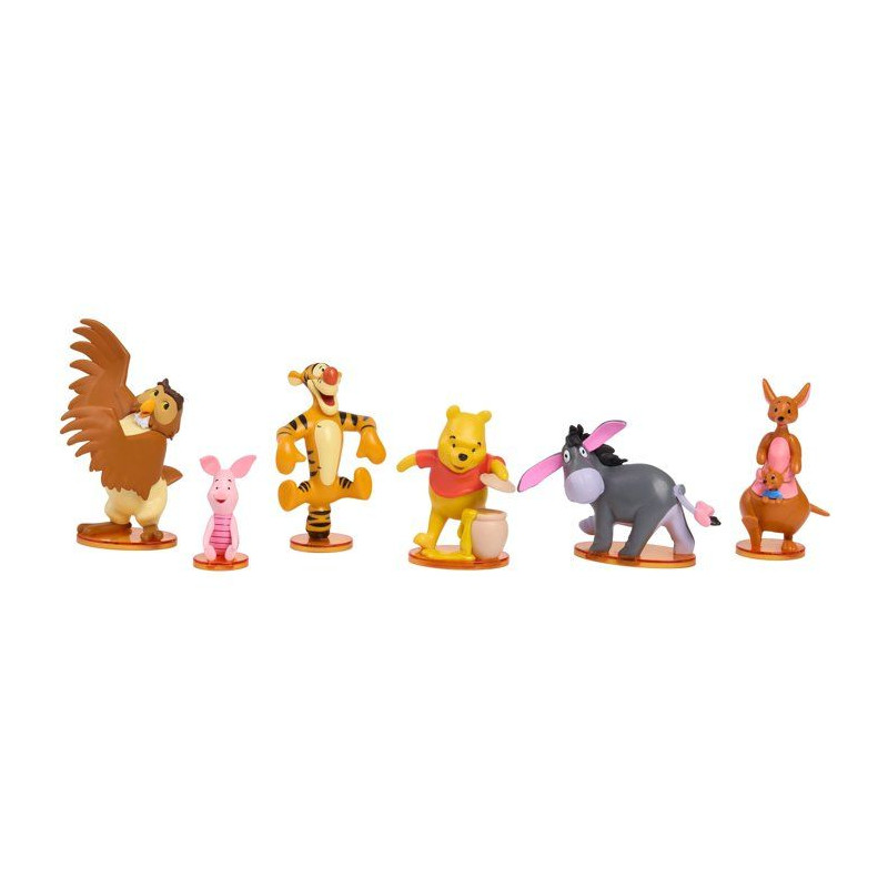 Coffret figurines - DISNEY - Winnie l'Ourson - 6 figurines de 8 cm - C